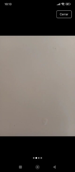 Mesita de noche blanca Ikea, con tirador rosa nube