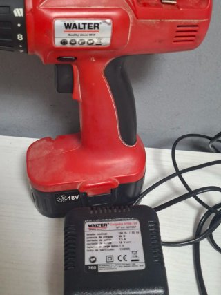 Taladro Walter 18V HL-DT-18 + Cargador