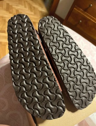 Sandalias Birkenstock Piel Talla 40 Marrón