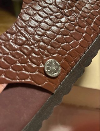 Sandalias Birkenstock Piel Talla 40 Marrón