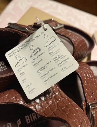 Sandalias Birkenstock Piel Talla 40 Marrón
