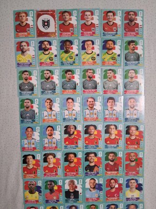 54 Cromos Mundial FIFA 2026