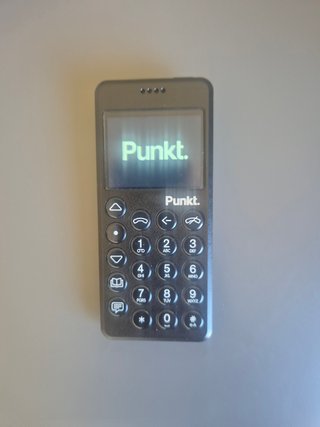 Punkt MP02 Teléfono Minimalista Negro como nuevo