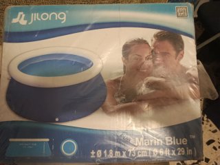 Piscina Hinchable JILONG Marin Blue Ø1.8m