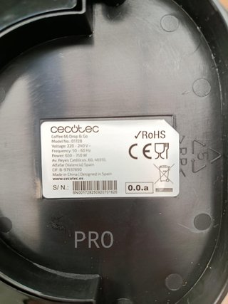 CAFETERA DE GOTEO