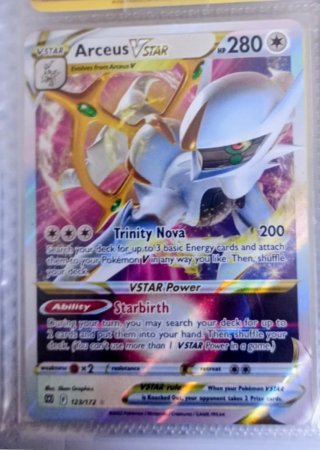 Carta Pokémon Arceus VSTAR 123/172 ingles