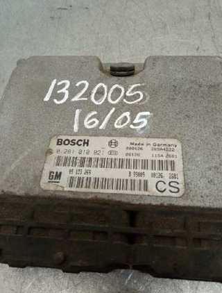 132005 centralita motor uce 0281010021 opel zafira