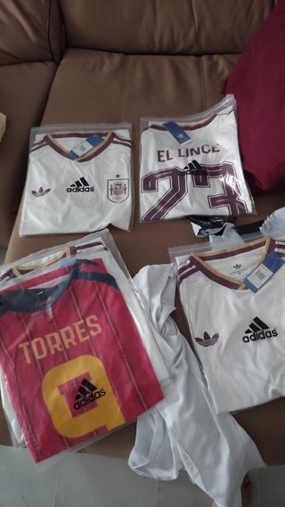 Lote 7 Camisetas Adidas España