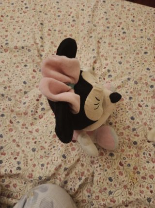 Peluche Minnie Mouse rosa con lazos