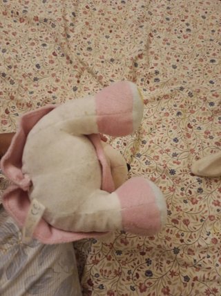 Peluche Minnie Mouse rosa con lazos