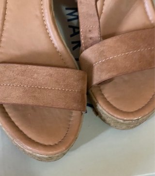Sandalias cuña Marypaz Marrones