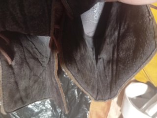 Botas de piel Lorena Massó Talla 37
