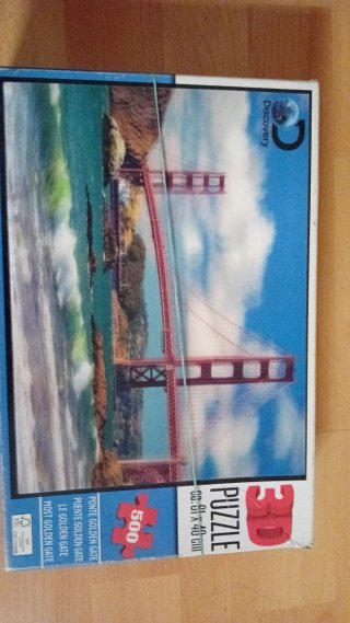 Puzzle 3D Golden Gate 500 piezas