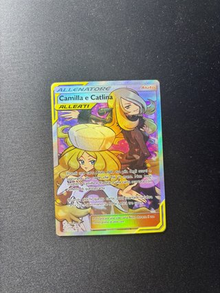 Carta Pokémon Cintia y Catleya (ITA)
