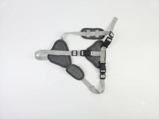 Silla de ruedas para perro azul/gris