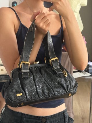 Bolso Tous Piel Negro Vintage