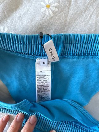 Bikini Calvin Klein azul nuevo