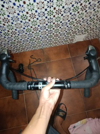 Cambio, casete, cadena y manillar ciclismo