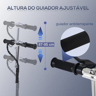 Patinete Eléctrico Plegable para Niños Azul