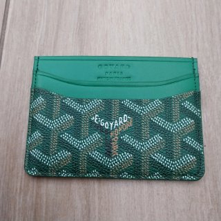 Portacarte Goyard Verde