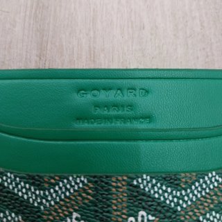 Portacarte Goyard Verde