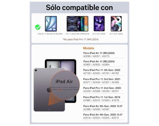 Funda iPad Air 5 con Teclado y Trackpad