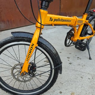 Bicicleta Plegable LEOTRON Naranja