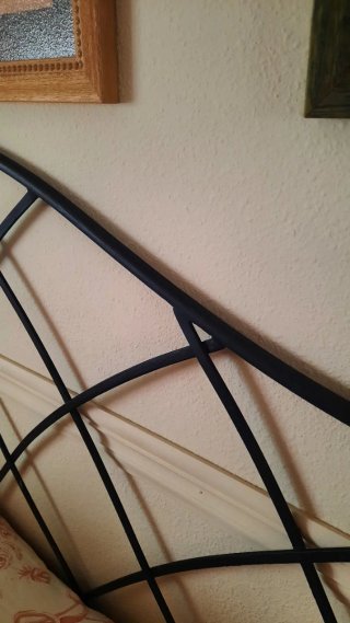 CABECERO DE FORJA NEGRO