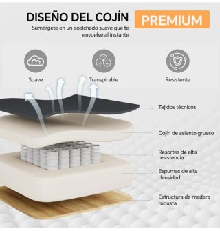 Silla de oficina negra con reposapiés