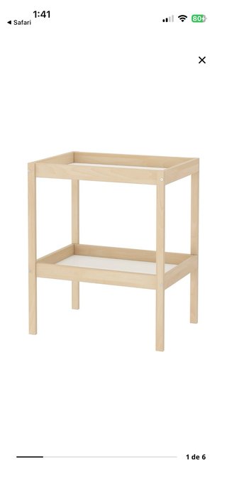 Cambiador de madera