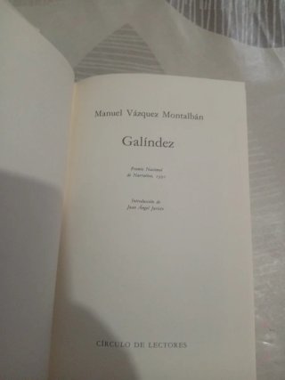 GALINDEZ LIBRO