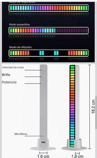 Barras LED de ritmo musical