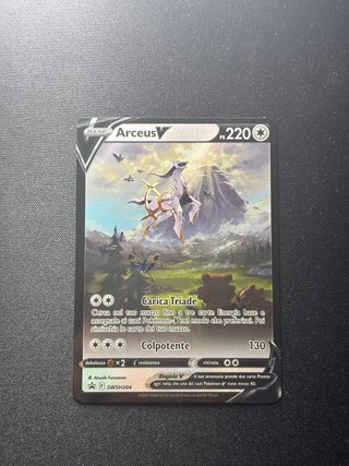 Carta Pokémon Arceus V