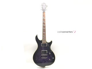 guitarra electrica ibanez darkstone dn520k dark night violet