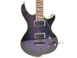 guitarra electrica ibanez darkstone dn520k dark night violet