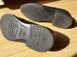 Geox Respira Sapatos Pele Negra T.43