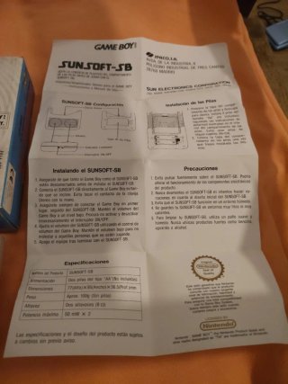 Altavoz Sunsoft-SB para Game Boy