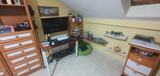 Cama juvenil con cajones y escalones