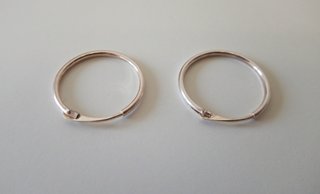 PENDIENTES DE PLATA DE LEY - AROS 1,9 CM - NUEVOS