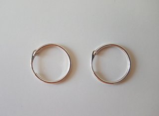 PENDIENTES DE PLATA DE LEY - AROS 1,9 CM - NUEVOS