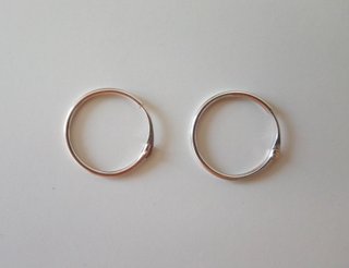 PENDIENTES DE PLATA DE LEY - AROS 1,9 CM - NUEVOS