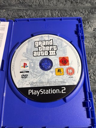 GTA III PS2 Completo + Póster y Manual