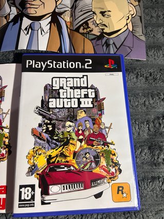 GTA III PS2 Completo + Póster y Manual