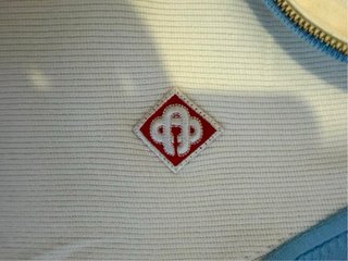 Polo Casablanca M Blanco y Azul