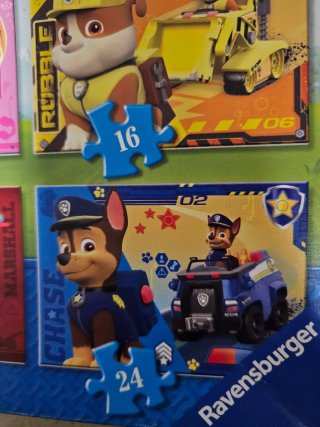 4 Puzzles Patrulla Canina Ravensburger