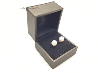 pendientes oro 18k con piedra con perla