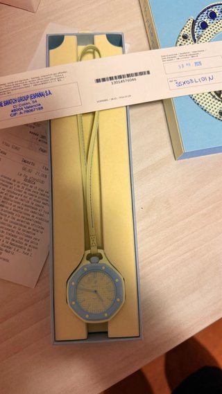 Reloj Swatch Royal Pop Azul/Amarillo