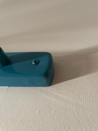 Lámpara de techo azul metálica