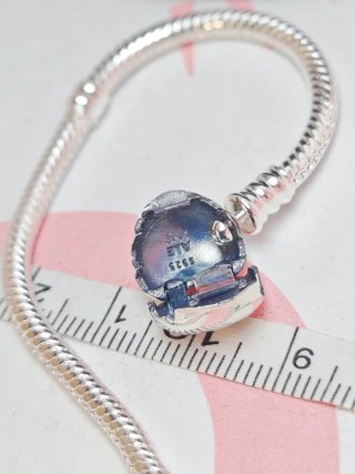 Pulsera Pandora Corazón Plata 19 cm tara