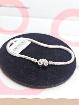 Pulsera Pandora Corazón Plata 19 cm tara